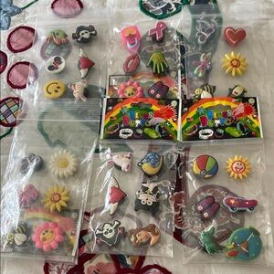 Colorful Shoe Charms Plugs Set For Kids and Adults Shoes Clogs New